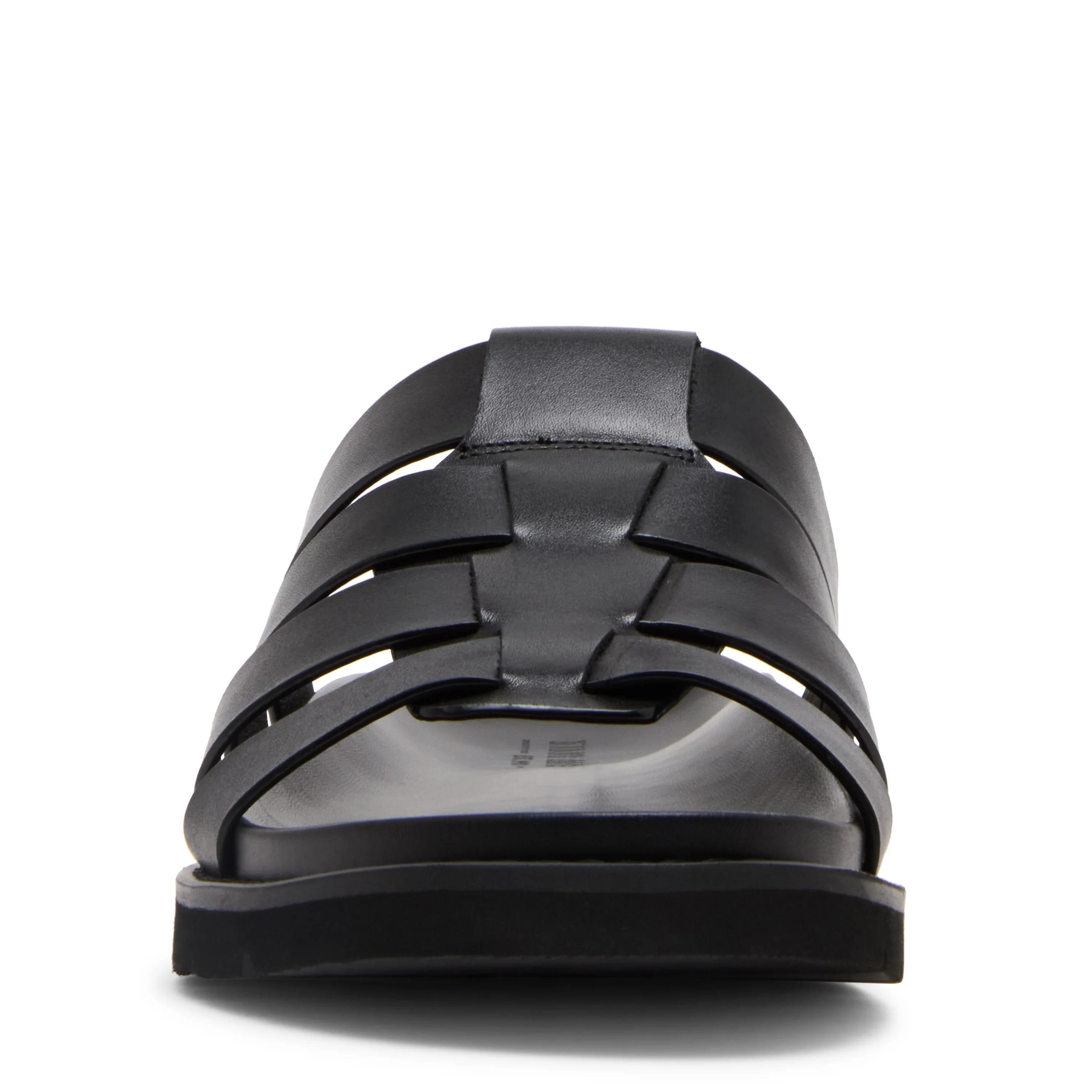 Ankara Sandal BLACK LEATHER - Image 3
