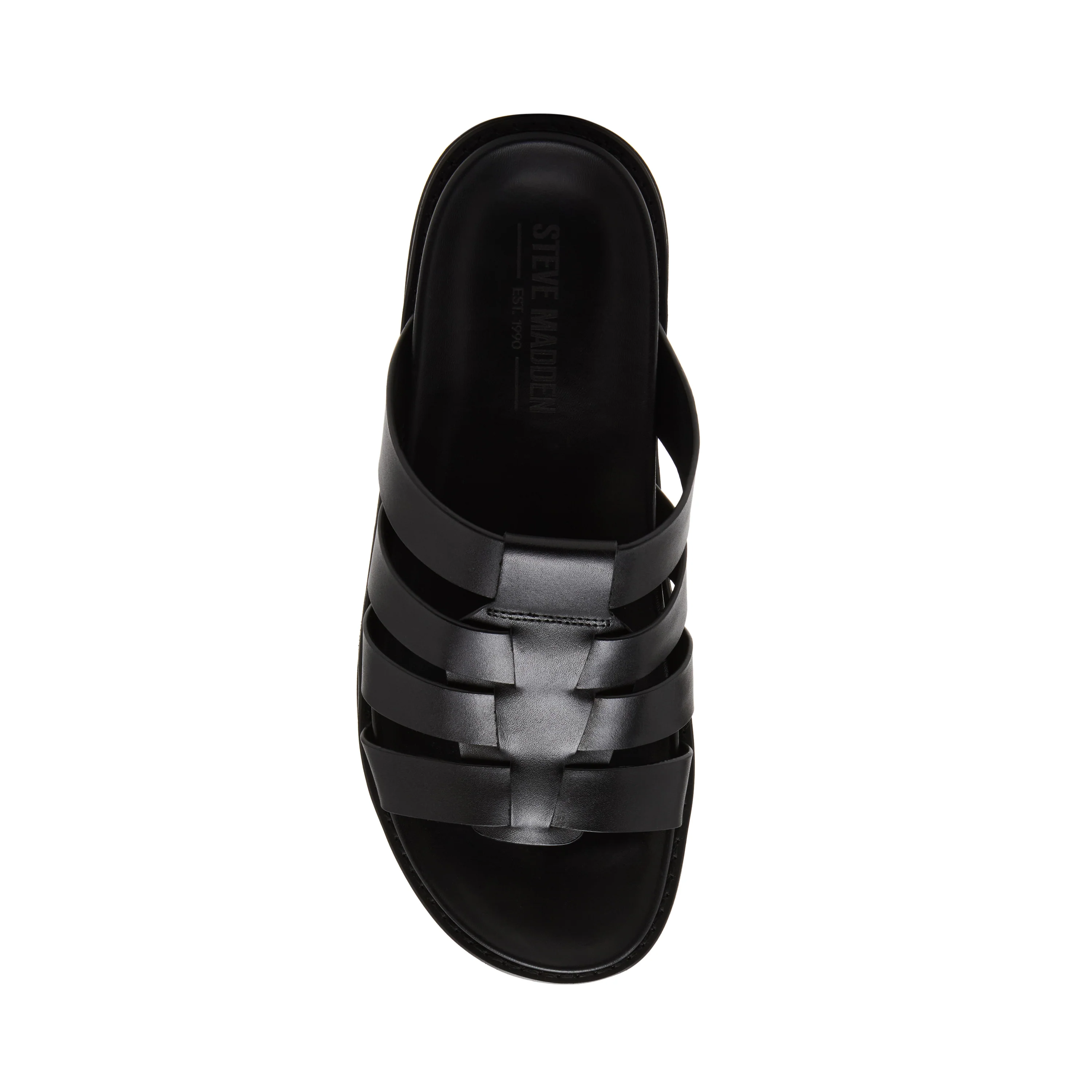 Ankara Sandal BLACK LEATHER - Image 7