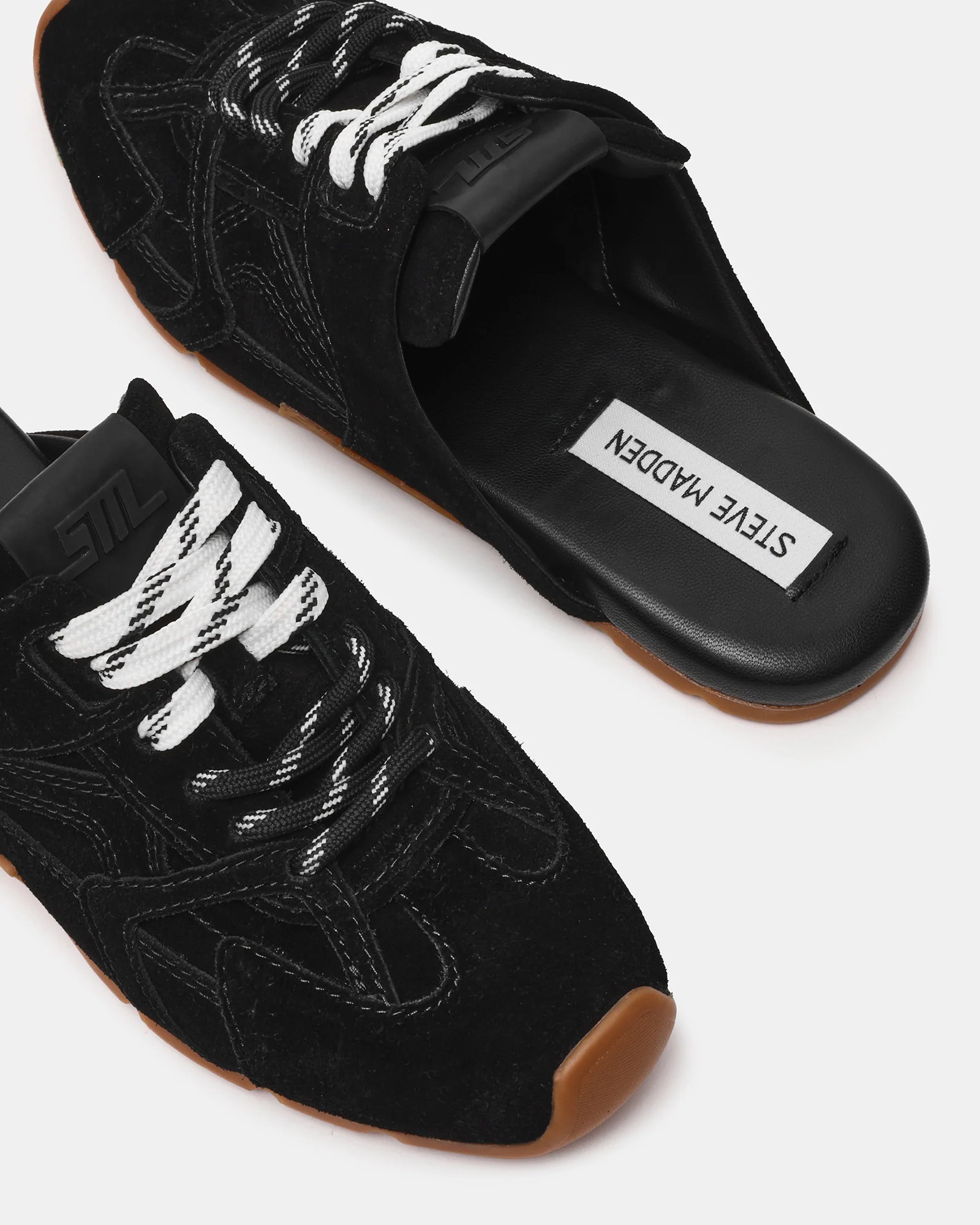 Asiel-Mule Sneaker BLACK SUEDE - Image 7