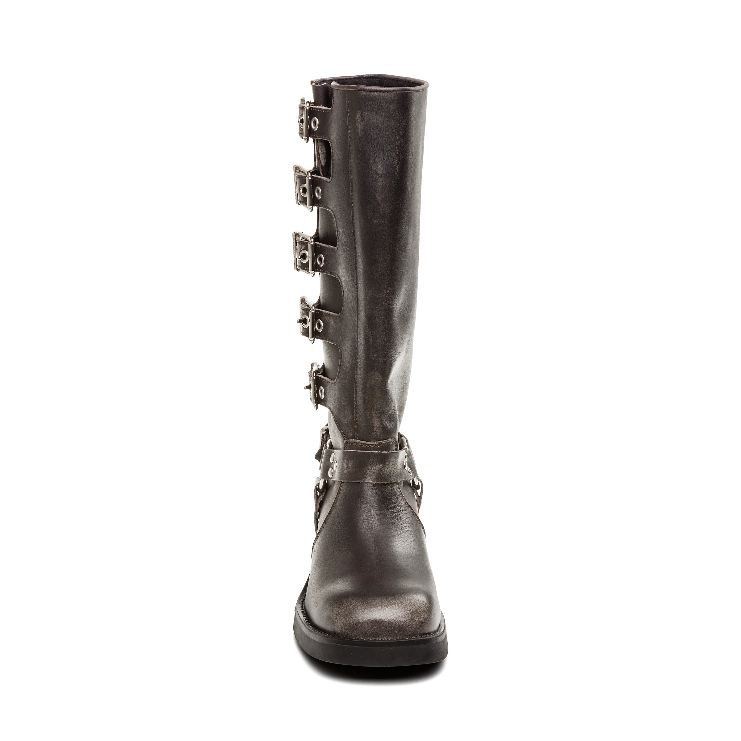 Battle Boot DK GREY LEATHER - Image 3