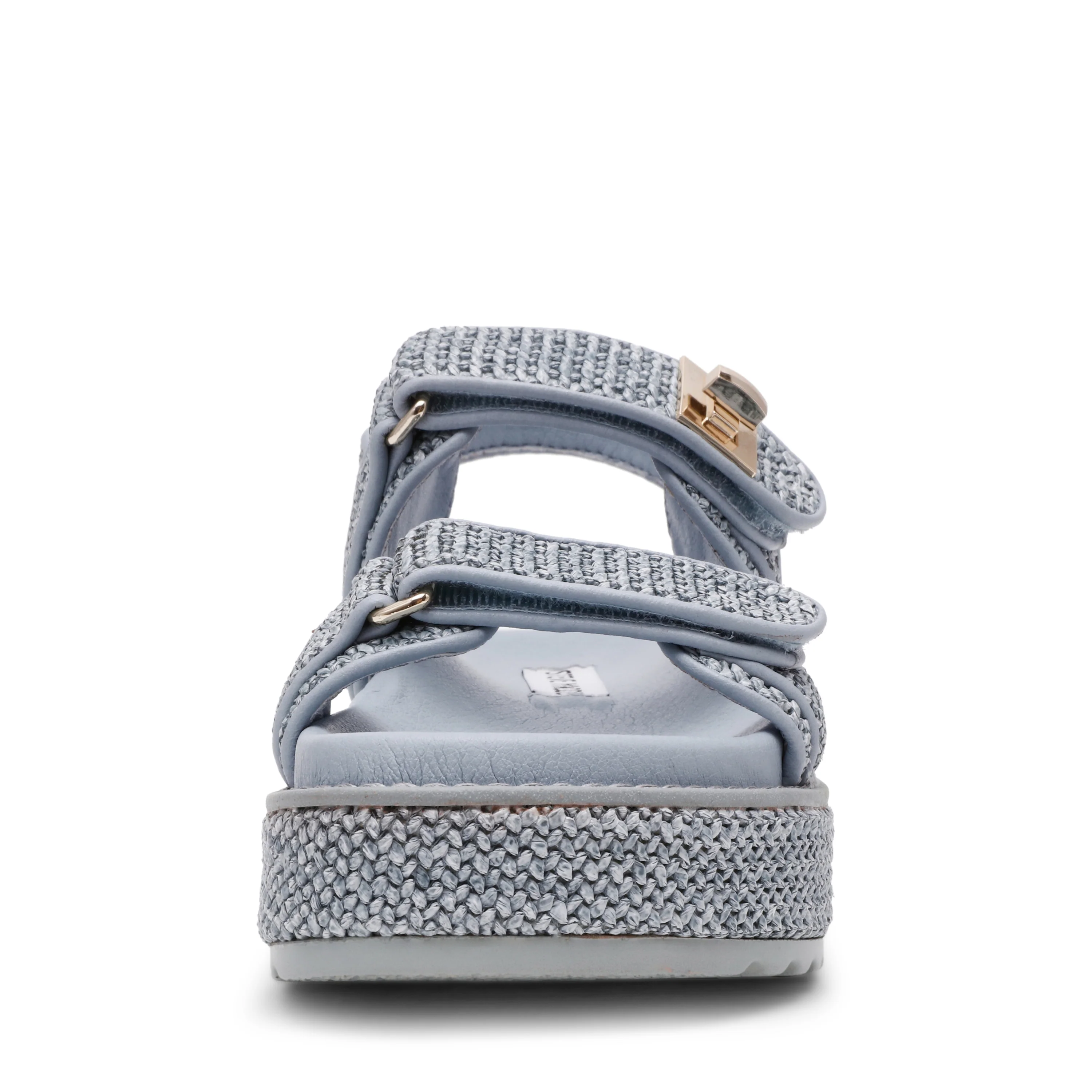 Bigmona Sandal BLUE RAFFIA - Image 3