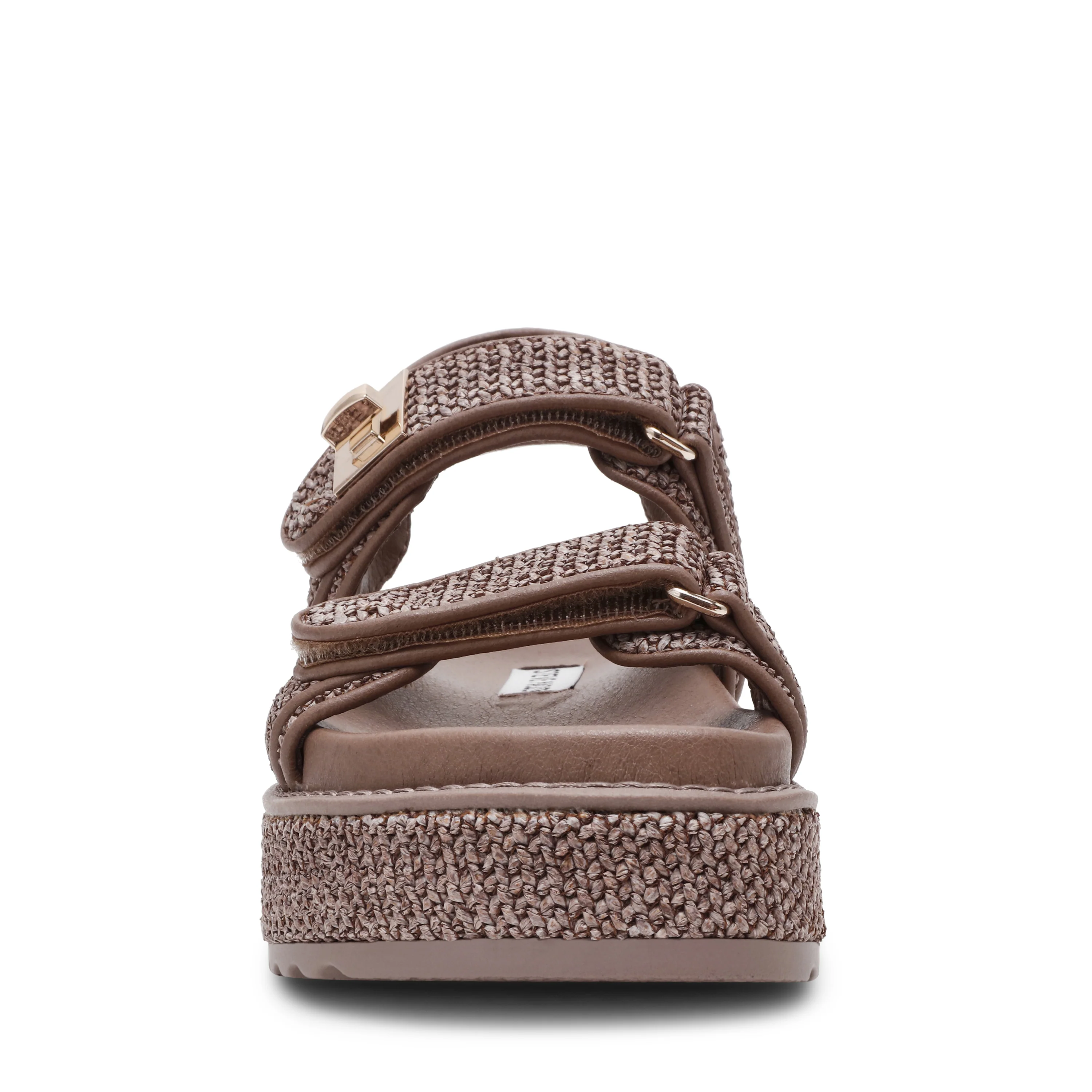 Bigmona Sandal CHARCOAL RAFFIA - Image 3