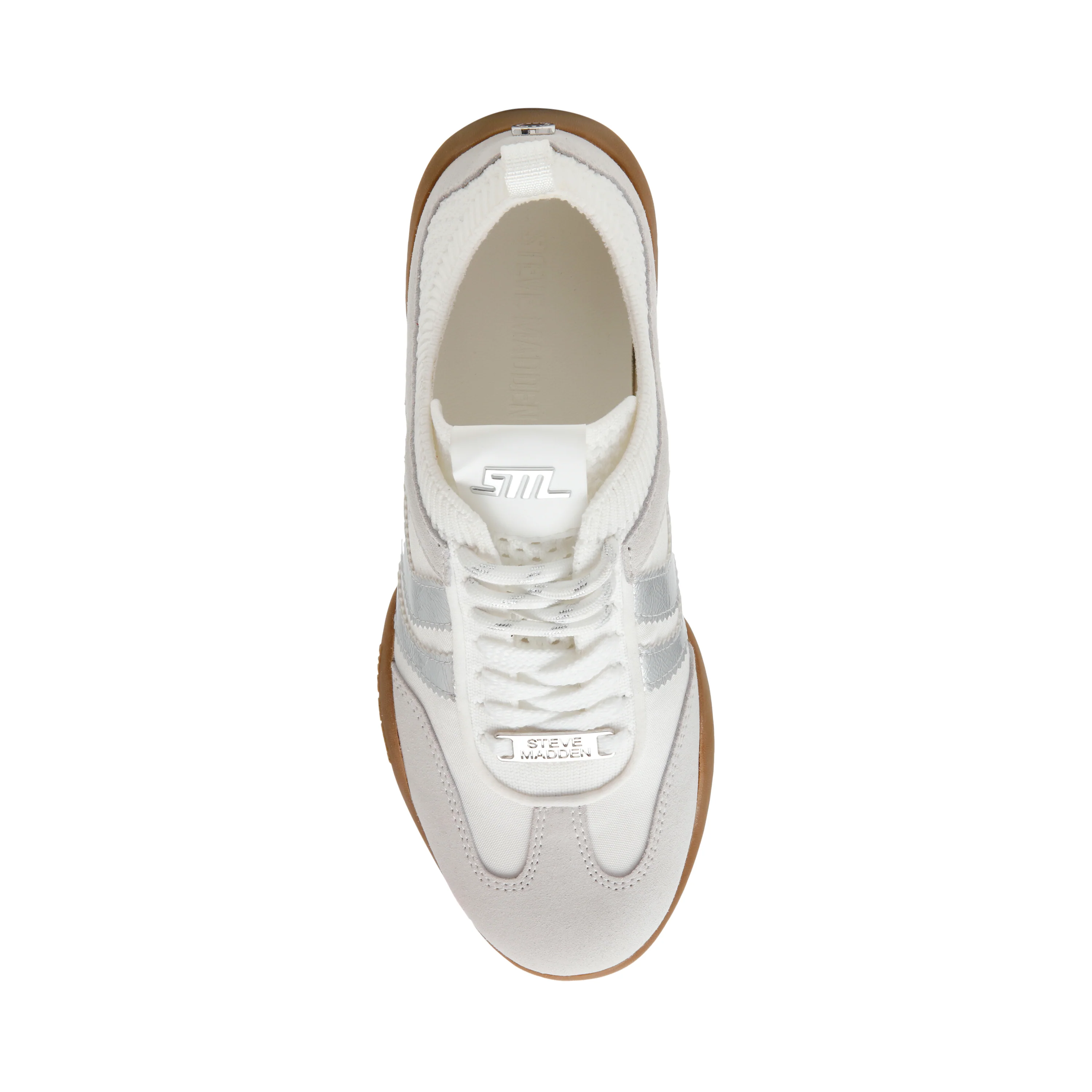 Biscotti Sneaker WHITE/SIL - Image 6