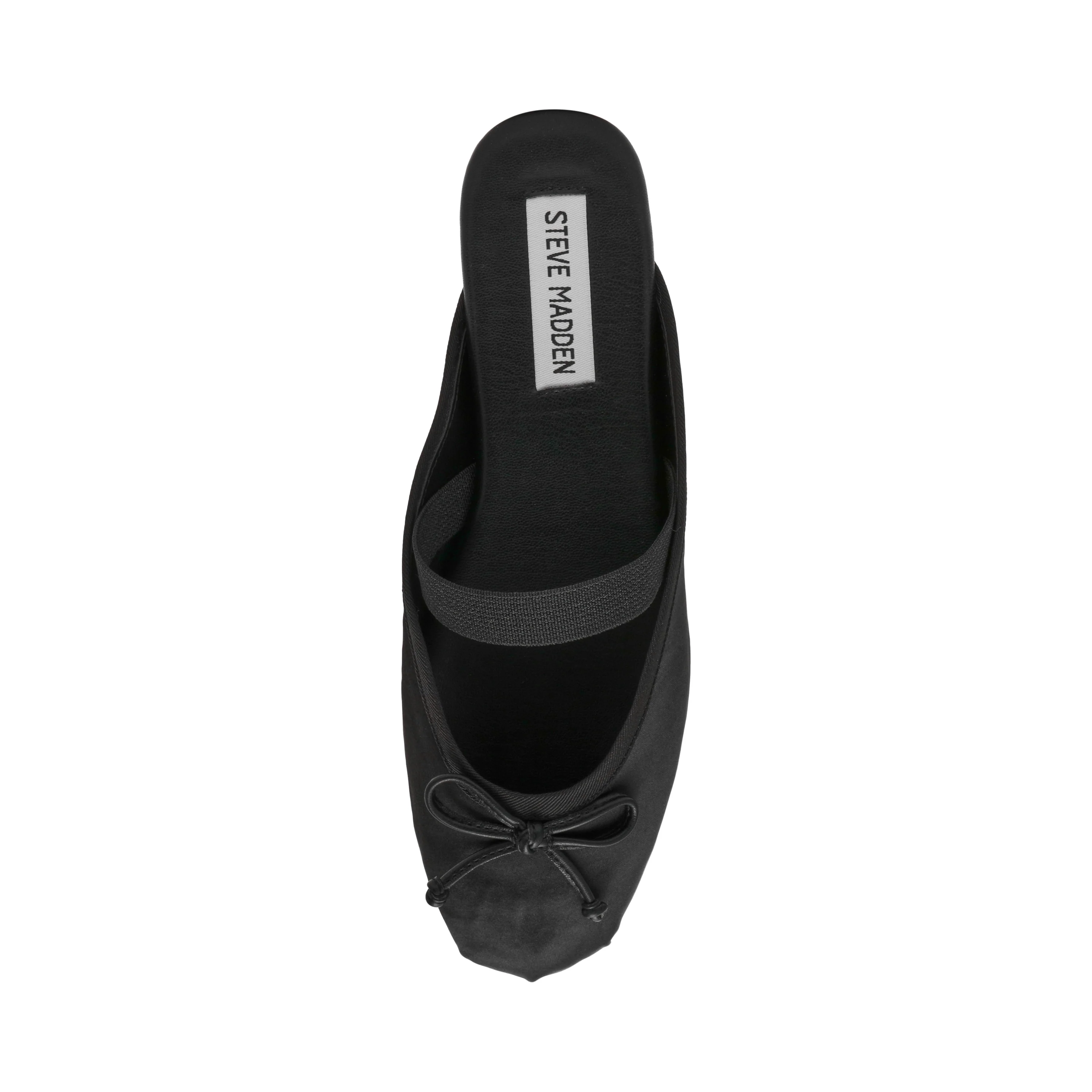 Cutesy Flat Shoe BLK SATIN - Image 6