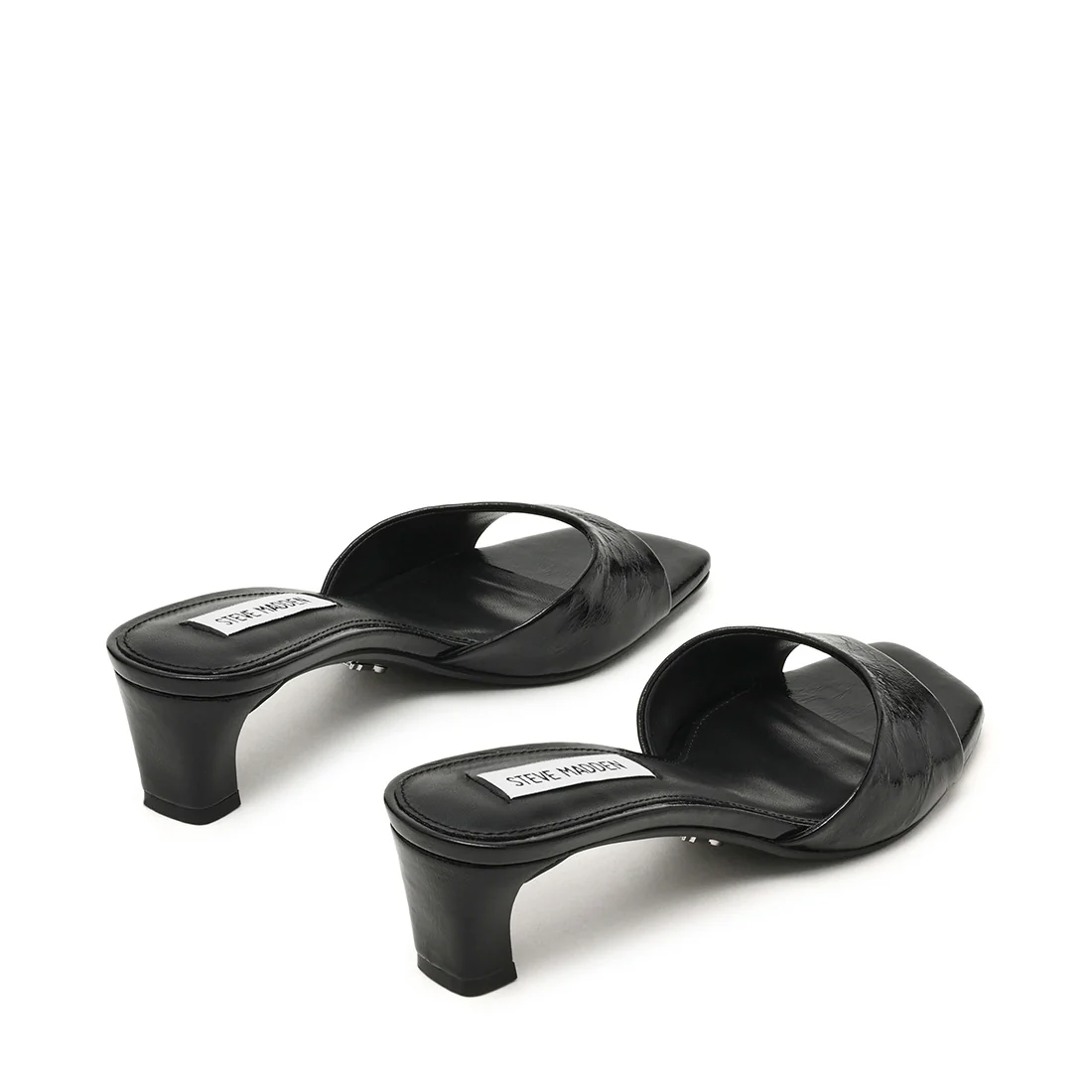 Hints Mule BLACK CRINKLE LEATHER - Image 3
