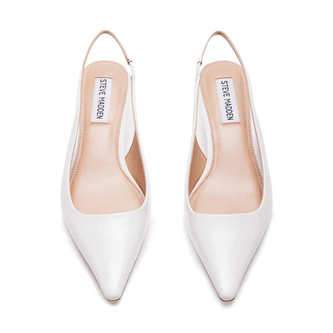 Kari Pump WHITE PATENT - Image 3