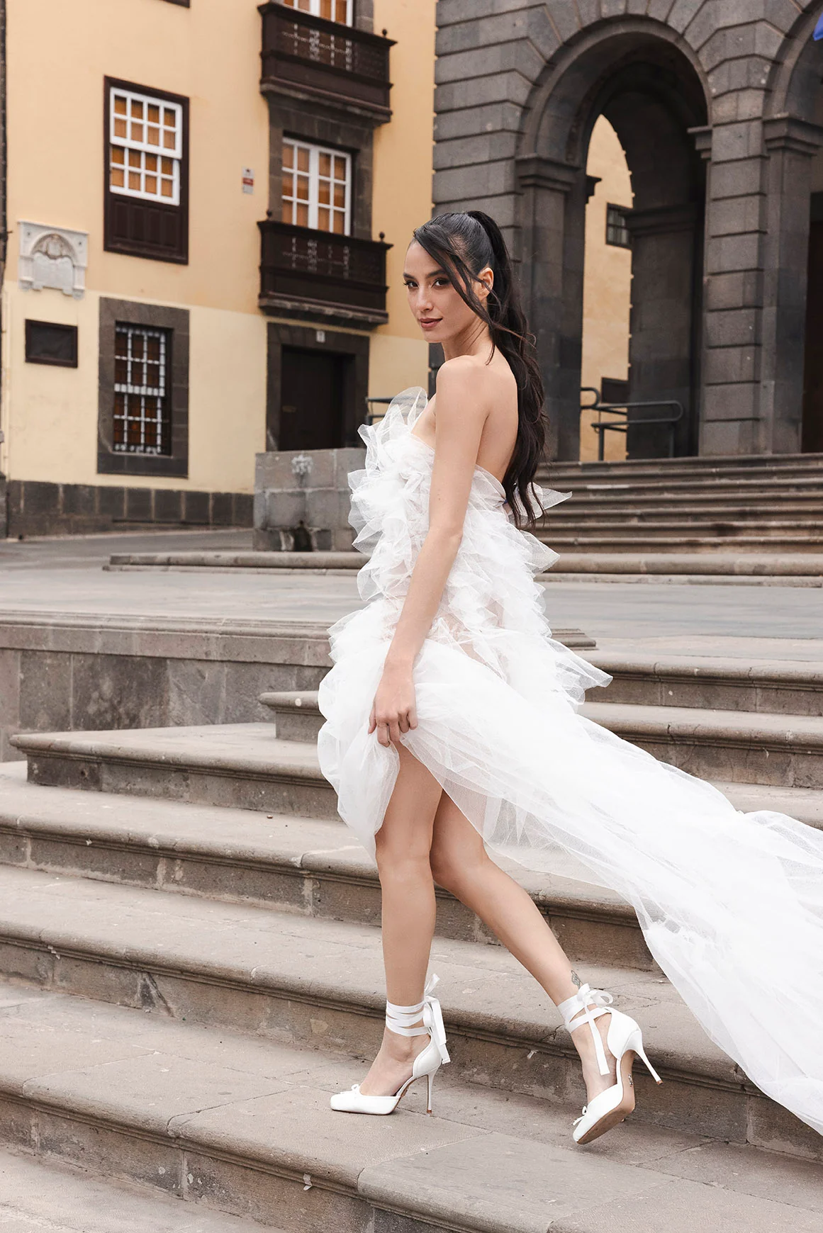 Larina Pump IVORYSATIN - Image 7