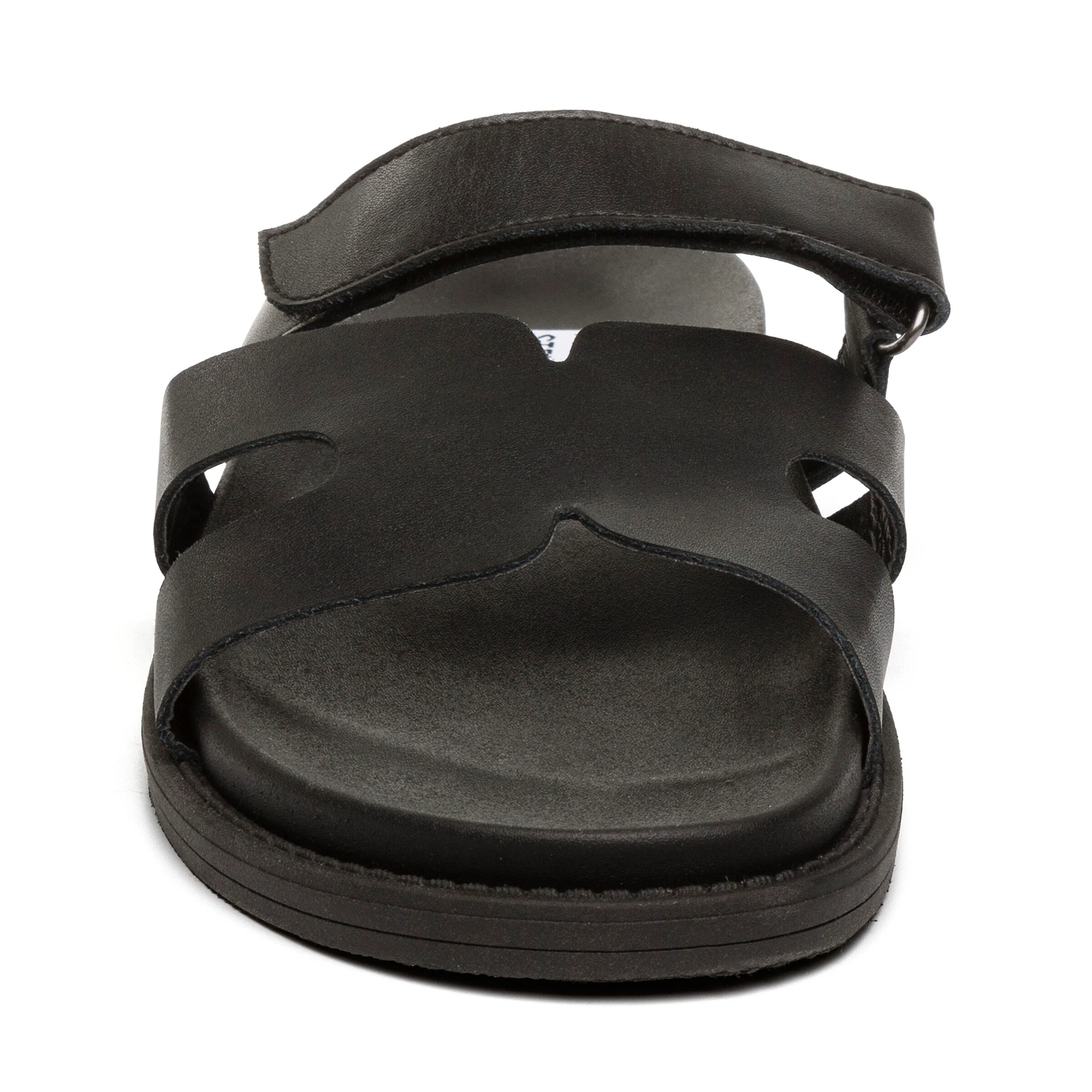 Manu Slide BLACK LEATHER - Image 3
