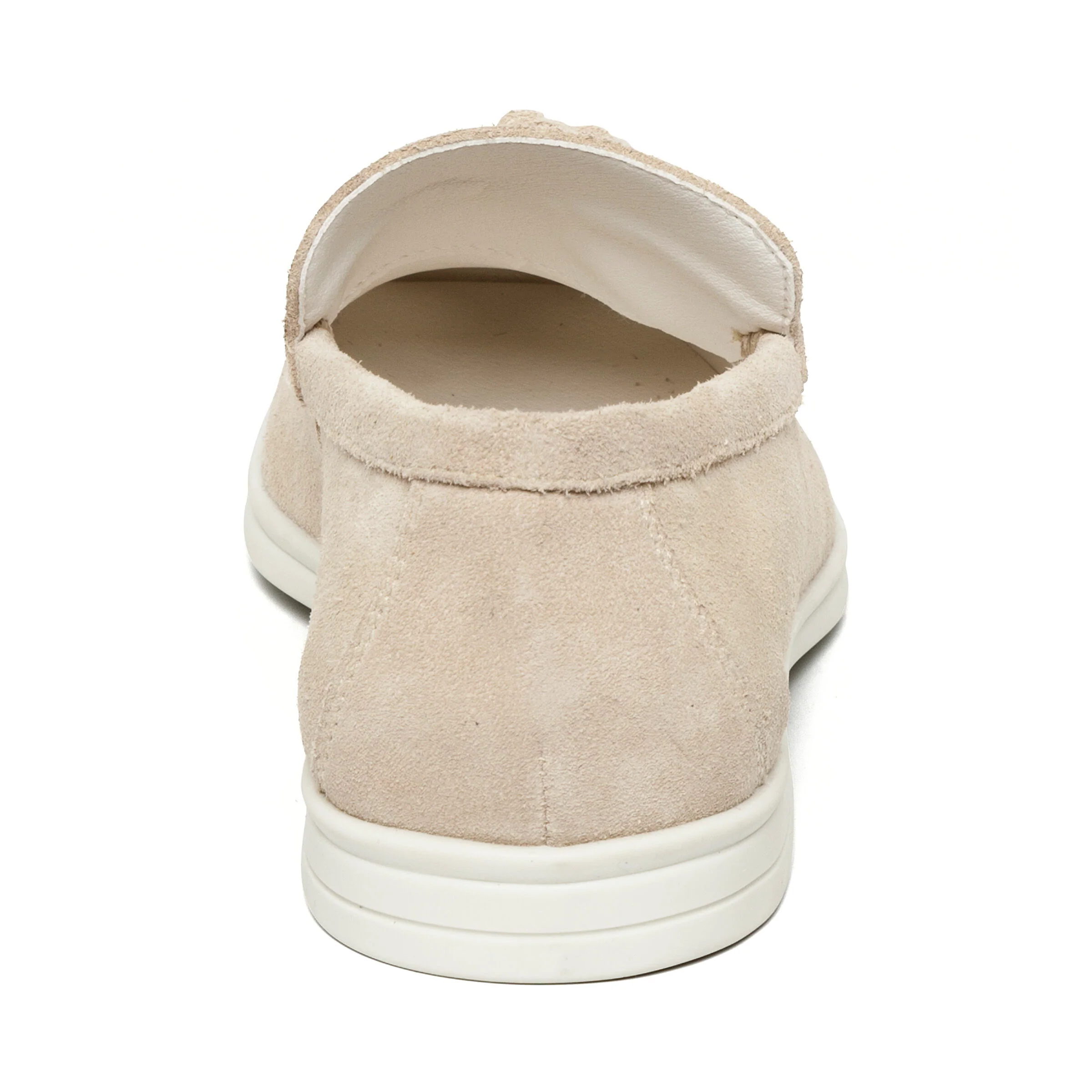 Ojane Flat Shoe BEIGE SUEDE - Image 4