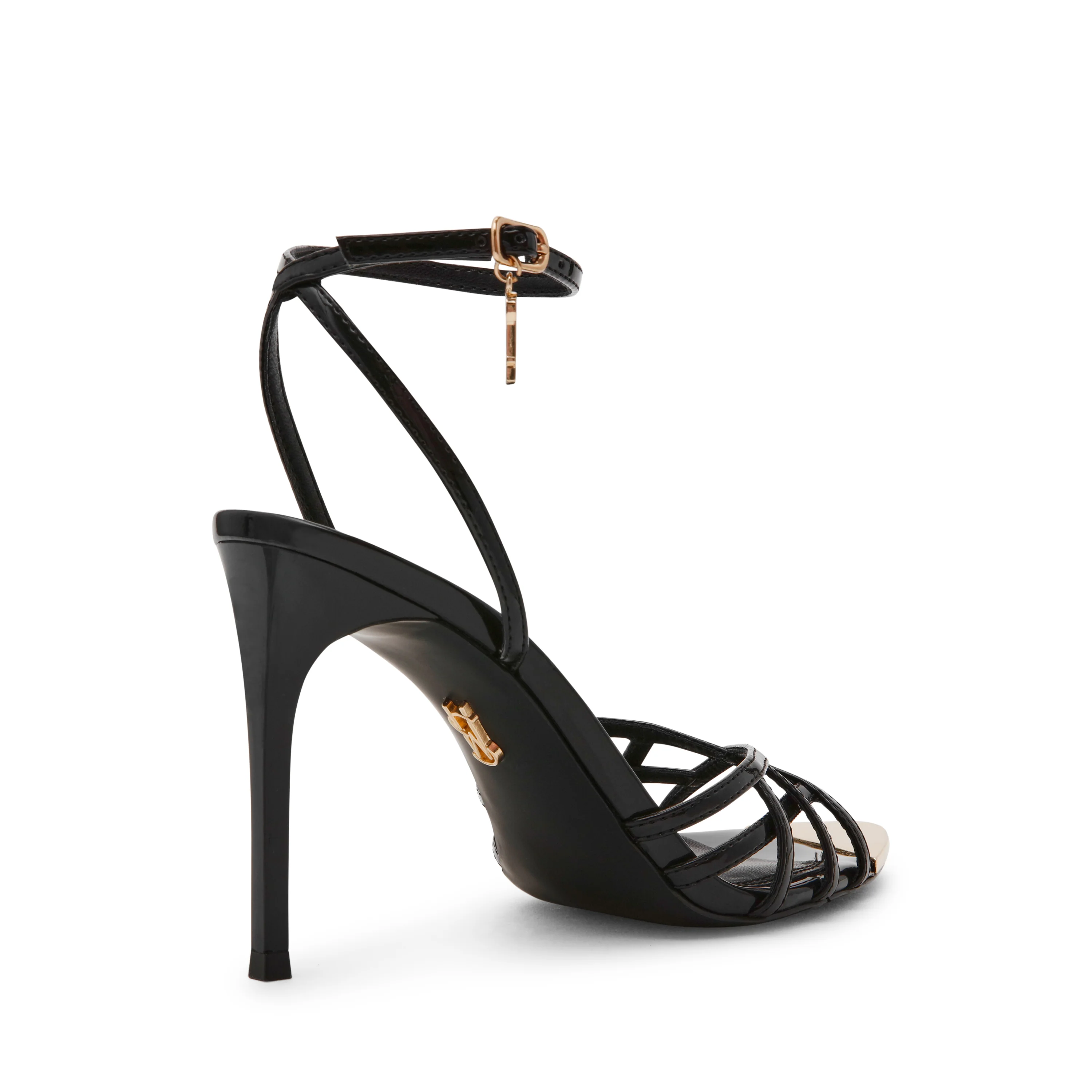Peepshow Sandal BLK PATENT - Image 5