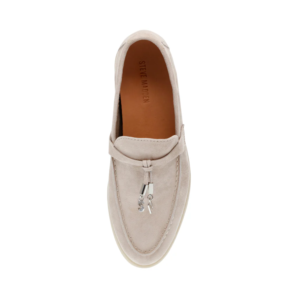 Portland Flat Shoe BONE SUEDE - Image 6