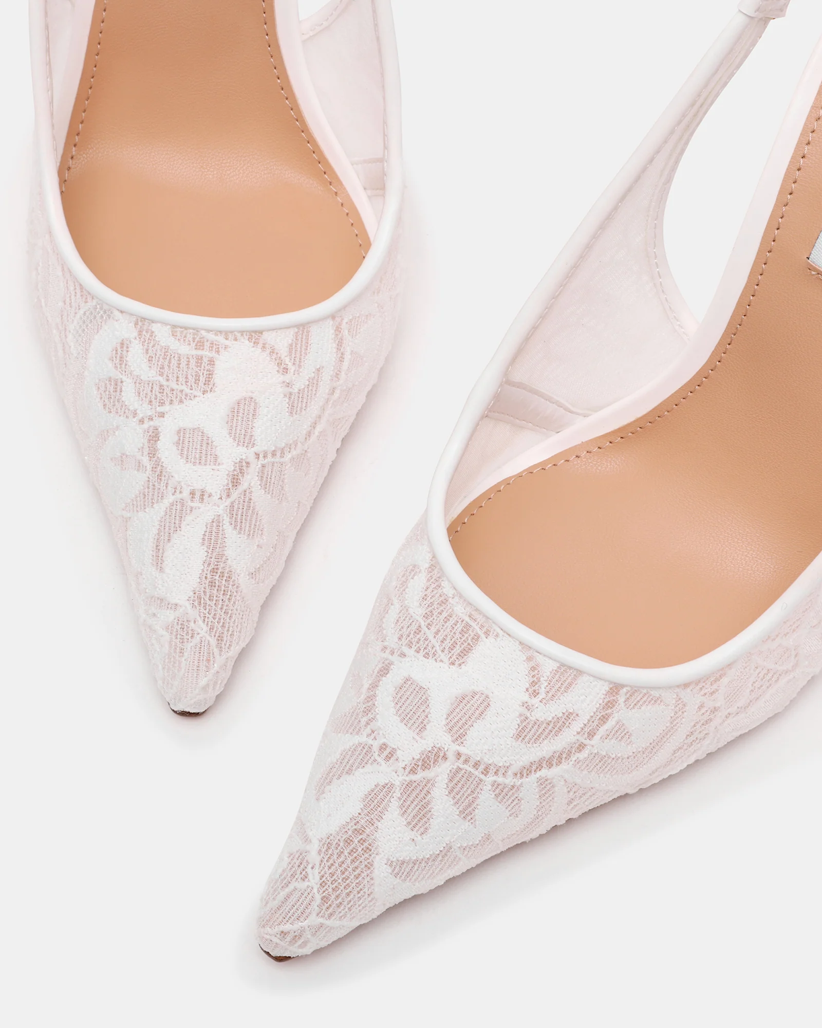 Reyes-Lace Pump WHITE LACE - Image 7