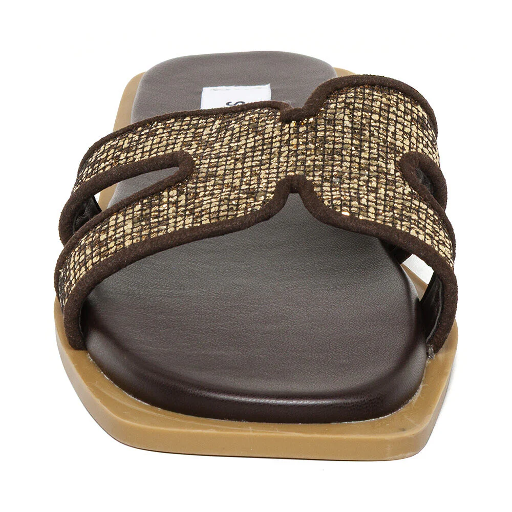Sofia Slide GOLD GLITTER - Image 3