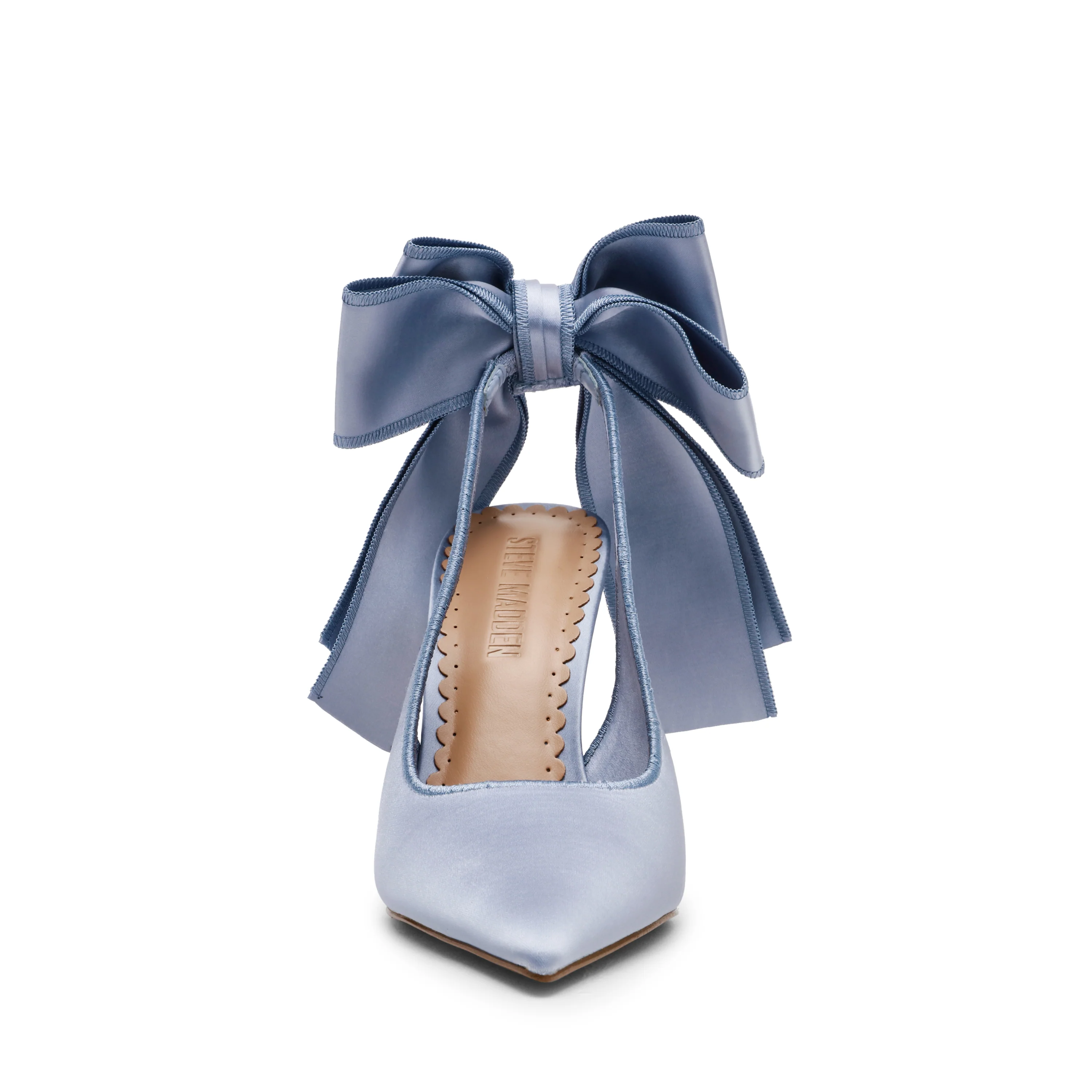 Teacup Pump BLUE SATIN - Image 3