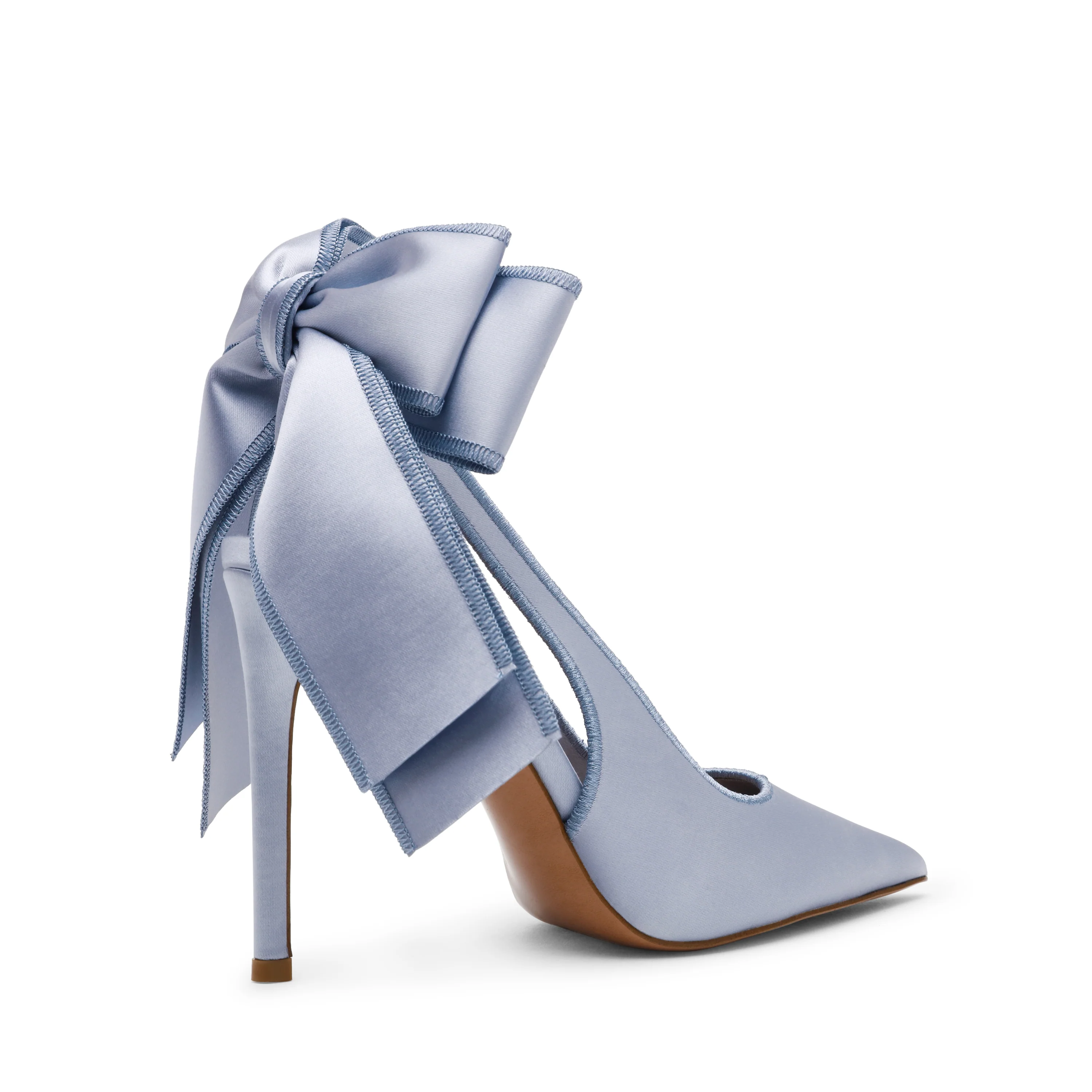 Teacup Pump BLUE SATIN - Image 5